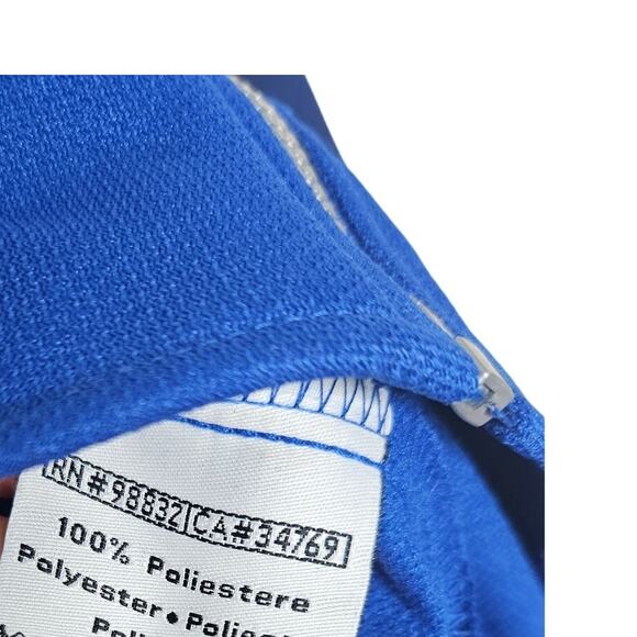 NEW Kappa XL Black Blue Tracksuit Jacket Sport Soccer Warm Up Logo Pants Casual - Picture 6 of 10